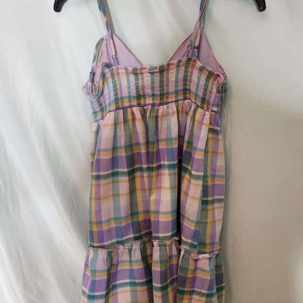 Wild Fable Pastel Plaid Breezy Sun Dress - Picture 4 of 12